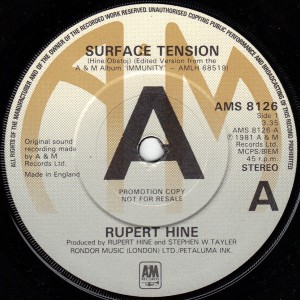 Surface Tension 7" (Promo)